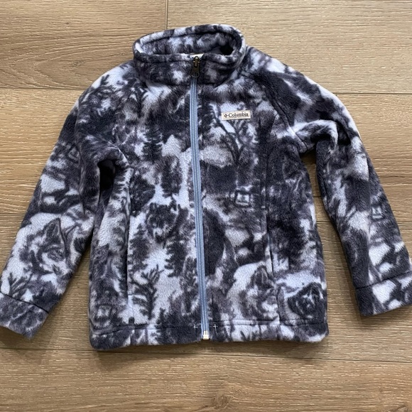Columbia Other - Columbia Girls Toddler Benton Springs Il Printed Fleece Jacket 4T